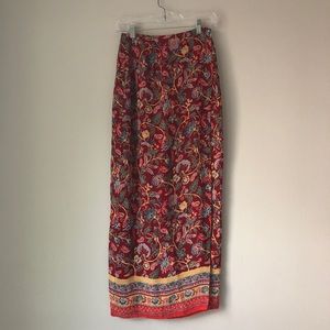 Long Silk Skirt